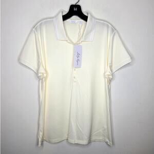 NWT Lady Hagen Clubhouse Jacquard short sleeve polo - XL